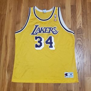 Lakers Shaquille O'Neal Champion Jersey Shaq 48